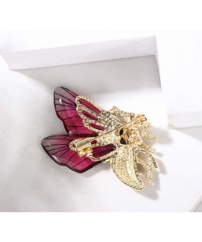 Vintage Elegant Bee Exquisite Dragonfly Style Brooch Pin, Crystal Pin Lapel Pin Fashion Alloy Brooch Pin Safety Pin For Women...