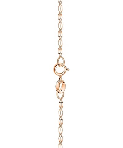 10K Solid Gold 2.0MM Diamond Cut Mirror Chain Necklace or Anklet - Unisex Sizes 10"-30" - Yellow, White, Rose or 3 Tone Rose ...