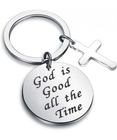 Christian Religious Gift Bible Verse Scripture God is Good All The Time Keychain Motivational Christian Quote God is Good All...