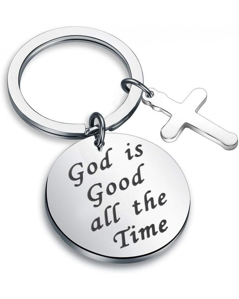 Christian Religious Gift Bible Verse Scripture God is Good All The Time Keychain Motivational Christian Quote God is Good All...