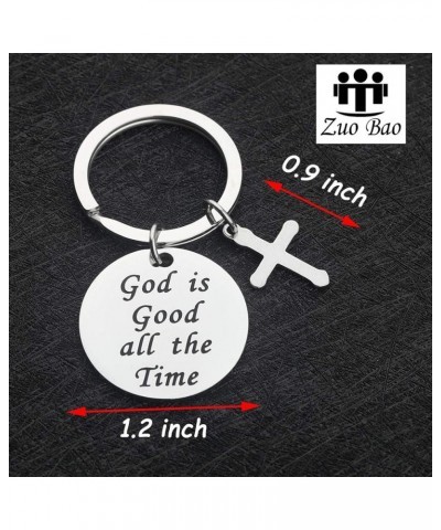 Christian Religious Gift Bible Verse Scripture God is Good All The Time Keychain Motivational Christian Quote God is Good All...