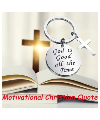 Christian Religious Gift Bible Verse Scripture God is Good All The Time Keychain Motivational Christian Quote God is Good All...