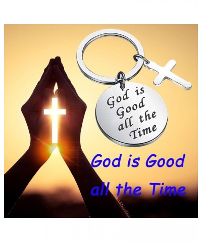 Christian Religious Gift Bible Verse Scripture God is Good All The Time Keychain Motivational Christian Quote God is Good All...