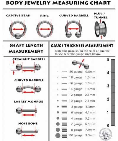 18 Gauge Curved Barbell 316L Surgical Steel 6mm (1/4") 3mm Balls $6.50 Body Jewelry