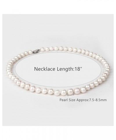 2024 New Freshwater Cultured AAAAA Quality Genuine Real Pearl Strand Necklace for Women Fine Jewelry Valentine's Day Gifts fo...