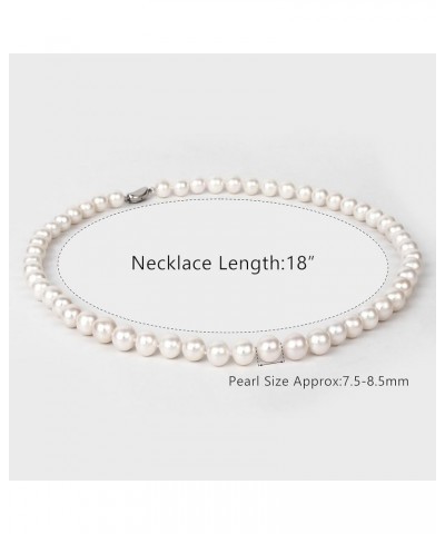 2024 New Freshwater Cultured AAAAA Quality Genuine Real Pearl Strand Necklace for Women Fine Jewelry Valentine's Day Gifts fo...