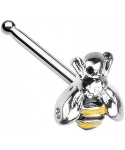 20G Stainless Steel Bumble Bee Nose Bone Stud $8.74 Body Jewelry