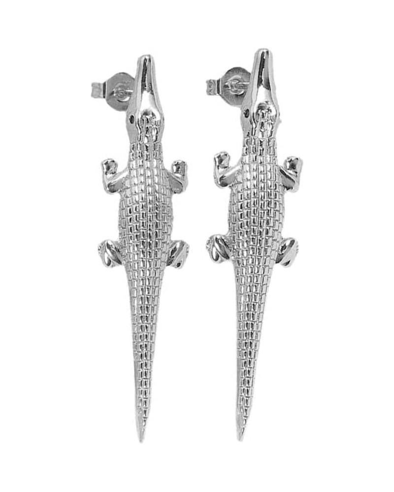 Exaggerated Dragon Crocodile Alligator Earrings Dangle Personalized Crocodile Animal Drop Earrings Stud for Women Teen Girls ...