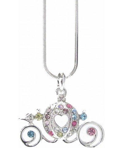 Disney Cinderella Pumpkin Carriage Pendant Necklace $10.82 Necklaces