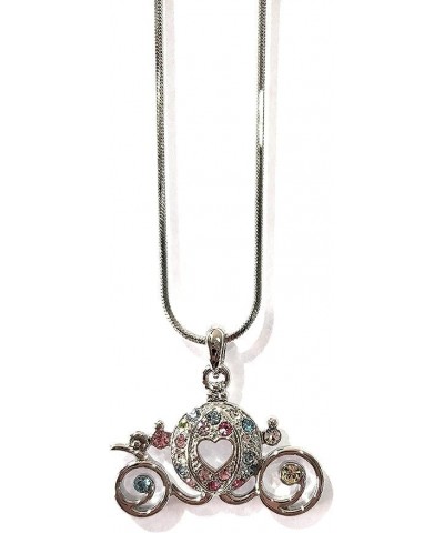 Disney Cinderella Pumpkin Carriage Pendant Necklace $10.82 Necklaces