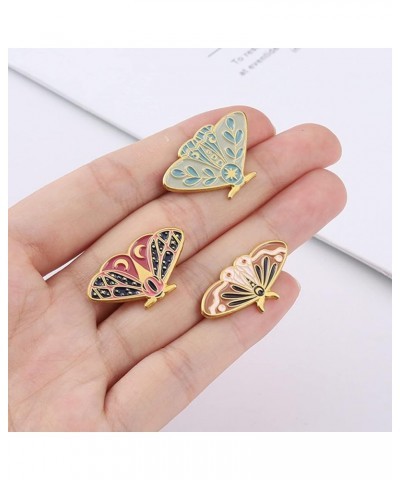 Women Brooch Moth Enamel Exquisite Special Cute Bag Pin for Gift, Women Ladies Jacket Backpack Clothes Brooch Pin Badge 1 $2....