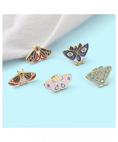 Women Brooch Moth Enamel Exquisite Special Cute Bag Pin for Gift, Women Ladies Jacket Backpack Clothes Brooch Pin Badge 1 $2....