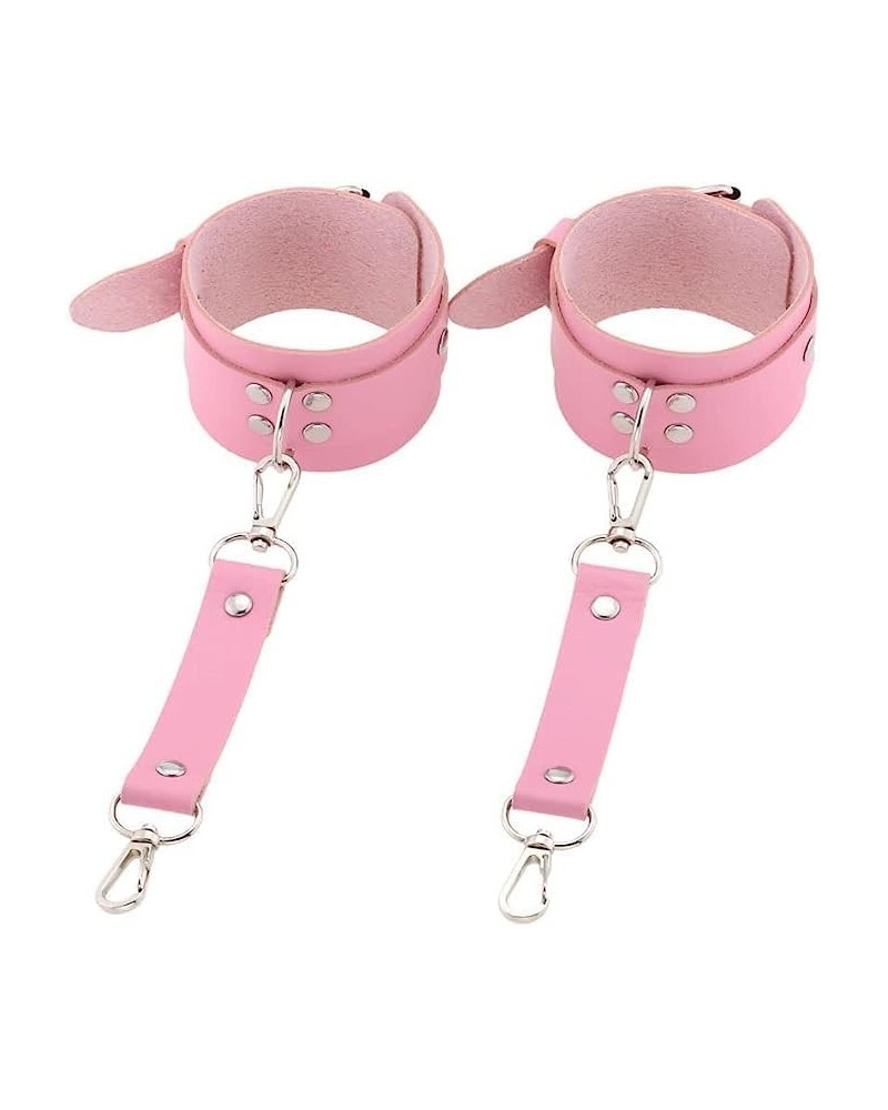 Leather Body Harness Gothic Garter Belt Pink $10.25 Bracelets