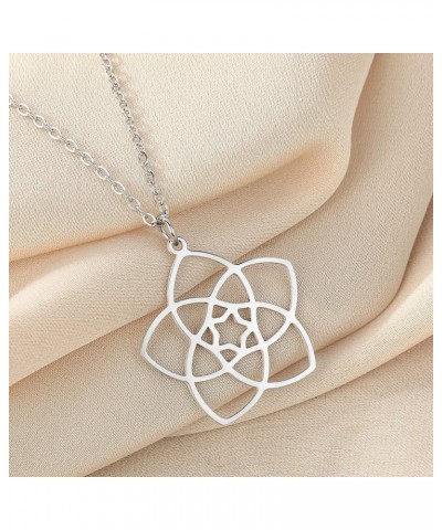 Lotus Flower Moon Necklace, Flower Lovers, Minimalist Jewelry 30 $5.69 Necklaces