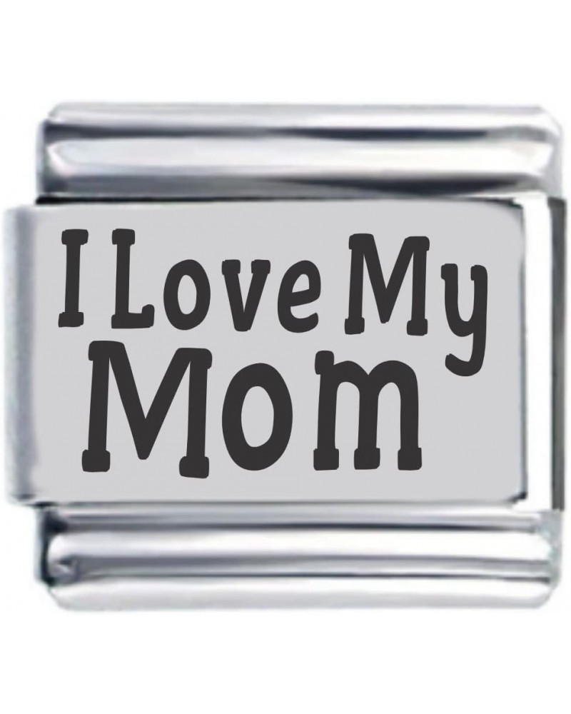 I Love my Mom Laser Italian Charm $7.44 Bracelets