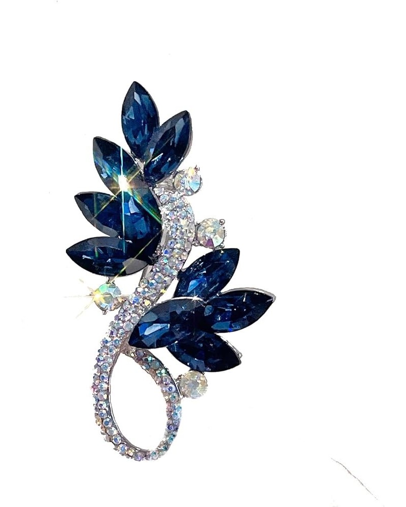 Floral Series Brooch Jewelry For Woman Fashion, Large Costume Broches & Pins Christmas Gift Blue Leaf $7.01 Brooches & Pins