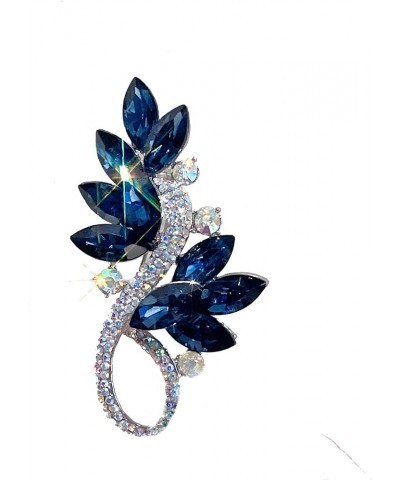 Floral Series Brooch Jewelry For Woman Fashion, Large Costume Broches & Pins Christmas Gift Blue Leaf $7.01 Brooches & Pins