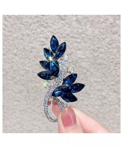 Floral Series Brooch Jewelry For Woman Fashion, Large Costume Broches & Pins Christmas Gift Blue Leaf $7.01 Brooches & Pins