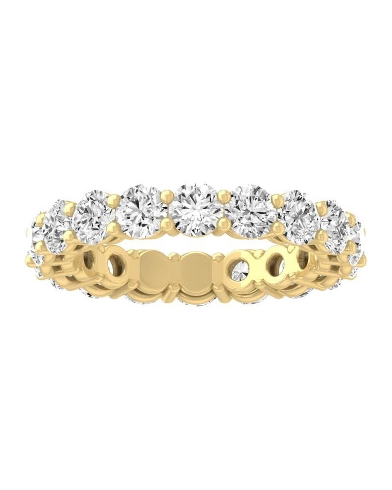 2 Carat - 3 Carat Lab Grown Diamond Eternity Band Ring for Women |14K Yellow or White Gold Wedding Anniversary Band Ring | D-...