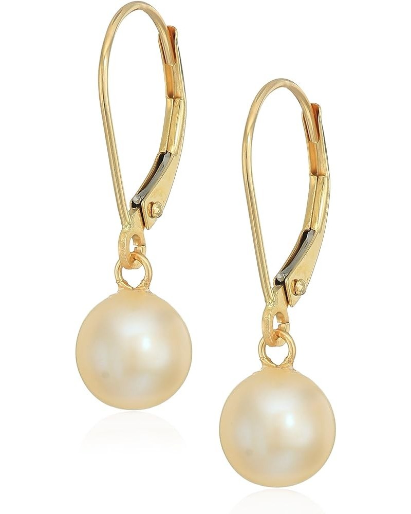 14k Freshwater Pearl Dangling Pearl Drop Earrings White $24.36 Earrings