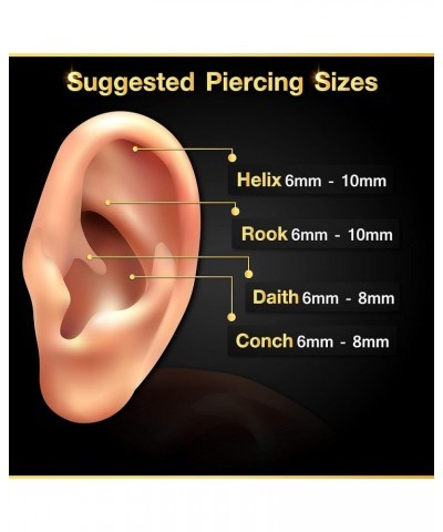 2PCS Stainless Steel Curved Barbell 16 gauge 5/16 8mm 3mm Dice Tragus Lobe Earrings Eyebrow Piercing Jewelry See More Colors ...