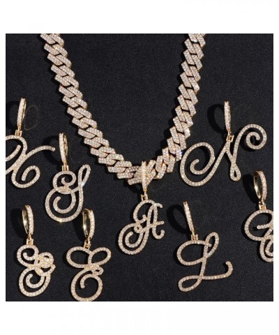 Adult Women's Gold and Silver Zinc Chain Necklace with Cursive Links Gold U $10.12 Necklaces