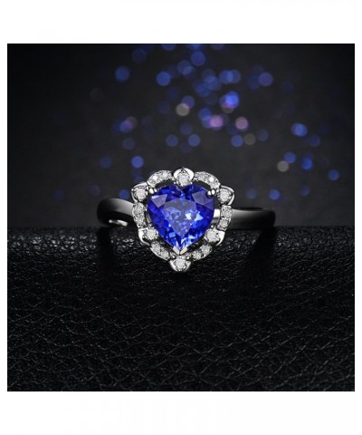 14K White Gold AAA Natural Tanzanite Diamond Ring Engagement Wedding Band for Women Promotion tanzanite 3 $200.07 Bracelets