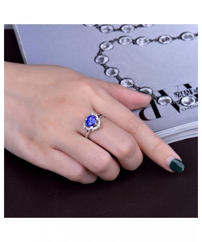 14K White Gold AAA Natural Tanzanite Diamond Ring Engagement Wedding Band for Women Promotion tanzanite 3 $200.07 Bracelets