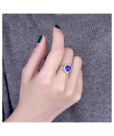 14K White Gold AAA Natural Tanzanite Diamond Ring Engagement Wedding Band for Women Promotion tanzanite 3 $200.07 Bracelets