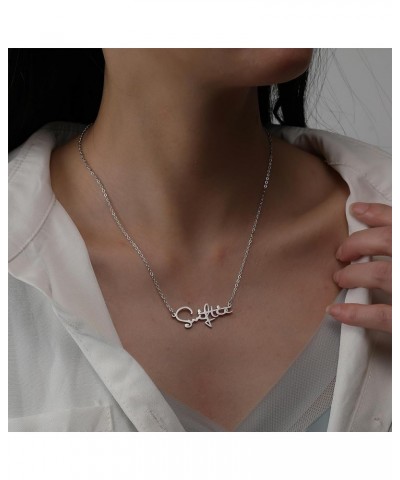 Album Song Title Necklace for Women, TS Inspired Necklace for Music Lover, Singer Fans Gifts Necklace Silver swiftie $8.24 Ne...