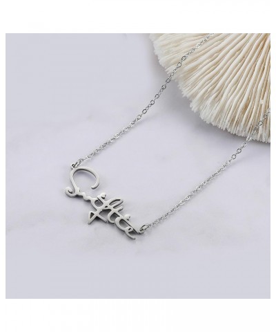 Album Song Title Necklace for Women, TS Inspired Necklace for Music Lover, Singer Fans Gifts Necklace Silver swiftie $8.24 Ne...