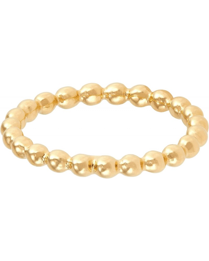 'Fontana' Beaded Ring in 18K Yellow Gold-Plated Sterling Silver, Size 8, Size 8 $17.60 Rings