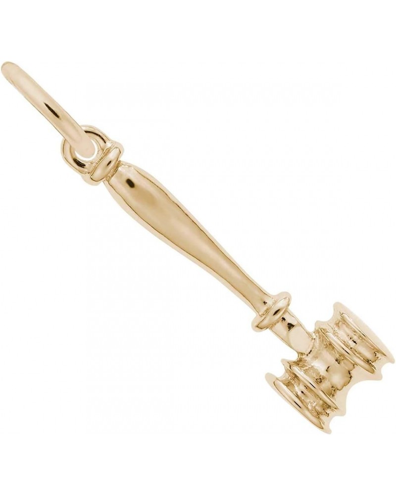 Gavel Charm, Gold Plated Silver $20.70 Bracelets